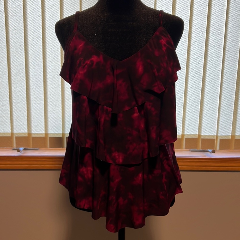 Aqua green swim top size medium NWT